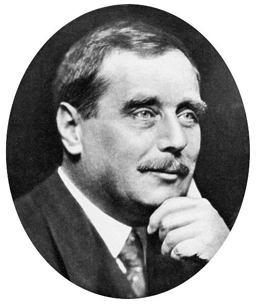 HG Wells (1865-1946), English novelist, writer and popular historian, c1925