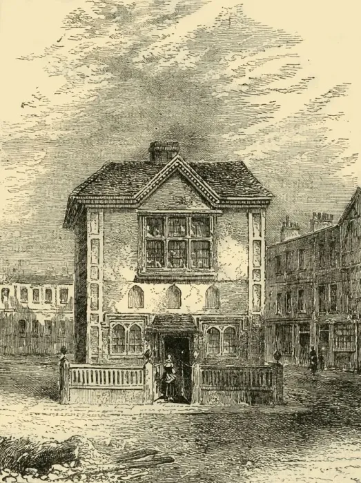 Framed Print : Hickss Hall (about 1750), (c1872). Creator: Unknown Framed Print : Hickss Hall (about 1750), (c1872). Creator: Unknown