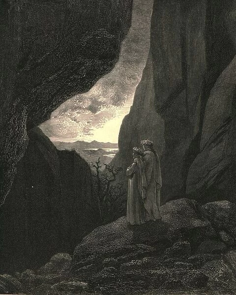 By that hidden way my guide and I did enter, to return to the fair world, c1890