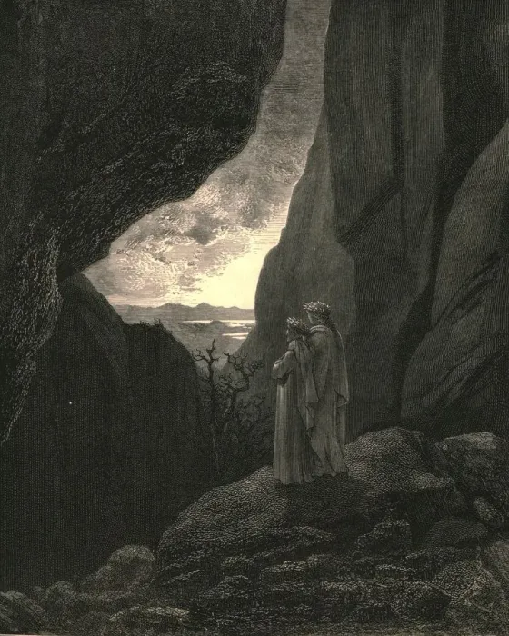 Framed Print : By that hidden way my guide and I did enter, to return to the fair world, c1890 Framed Print : By that hidden way my guide and I did enter, to return to the fair world, c1890