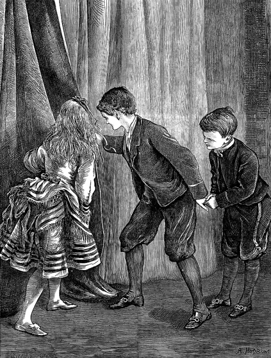 Framed Print : Hide and Seek, 1873. Creators: A. Hopkins, Joseph Swain Framed Print : Hide and Seek, 1873. Creators: A. Hopkins, Joseph Swain