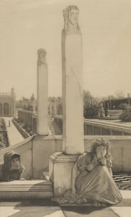 Framed Print : Hide and Seek, 1891. Creator: Leopold Lowenstam Framed Print : Hide and Seek, 1891. Creator: Leopold Lowenstam