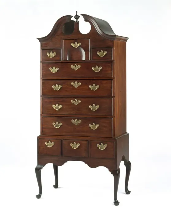Framed Print : High Chest of Drawers, 1750 / 70. Creator: Unknown Framed Print : High Chest of Drawers, 1750 / 70. Creator: Unknown