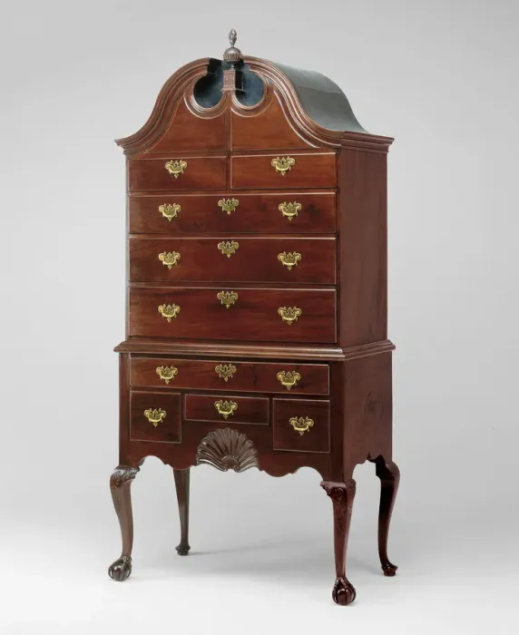 Framed Print : High Chest of Drawers, 1755 / 85. Creator: John Goddard Framed Print : High Chest of Drawers, 1755 / 85. Creator: John Goddard