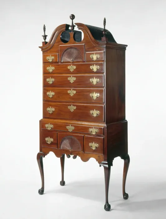 Framed Print : High Chest of Drawers, 1760 / 75. Creator: Unknown Framed Print : High Chest of Drawers, 1760 / 75. Creator: Unknown