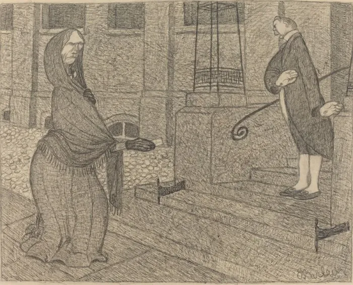 Framed Print : High-Class, 1906. Creator: Ernst Barlach Framed Print : High-Class, 1906. Creator: Ernst Barlach