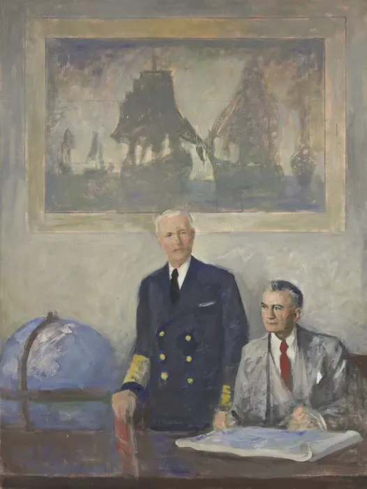 Framed Print : The High Command - Right Panel, 1947-1949. Creator: Augustus Vincent Tack Framed Print : The High Command - Right Panel, 1947-1949. Creator: Augustus Vincent Tack