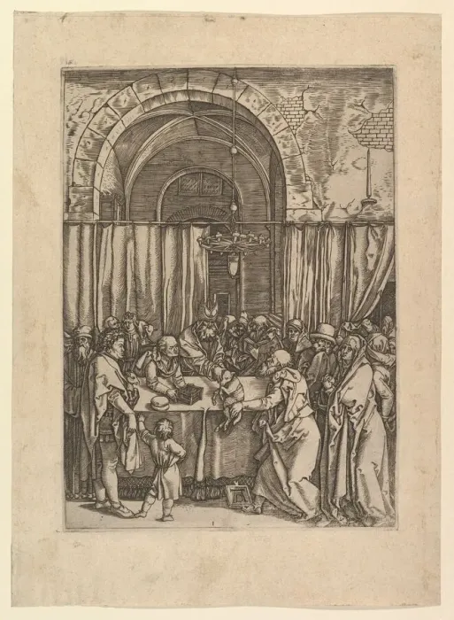 Framed Print : High priest refusing sacrificial lamb from Joachim, after Dürer, ca. 1500-1534 Framed Print : High priest refusing sacrificial lamb from Joachim, after Dürer, ca. 1500-1534
