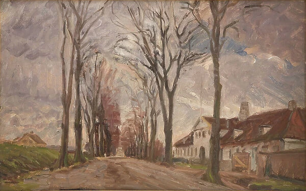 High road at Vintappergården, 1902. Creator: Albert Gottschalk