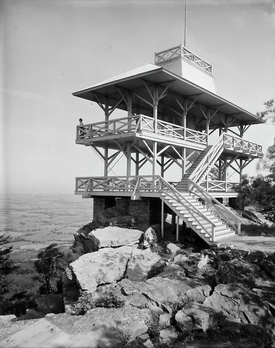 Framed Print : High Rock Observatory, near Pen Mar Park, Maryland, between 1900 and 1910. Creator: Unknown Framed Print : High Rock Observatory, near Pen Mar Park, Maryland, between 1900 and 1910. Creator: Unknown