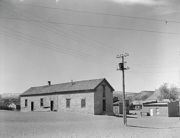 High school in Escalante, Utah, 1936. Creator: Dorothea Lange