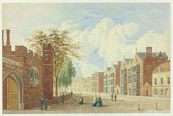 High Street, Eton, c. 1845. Creator: George Pyne