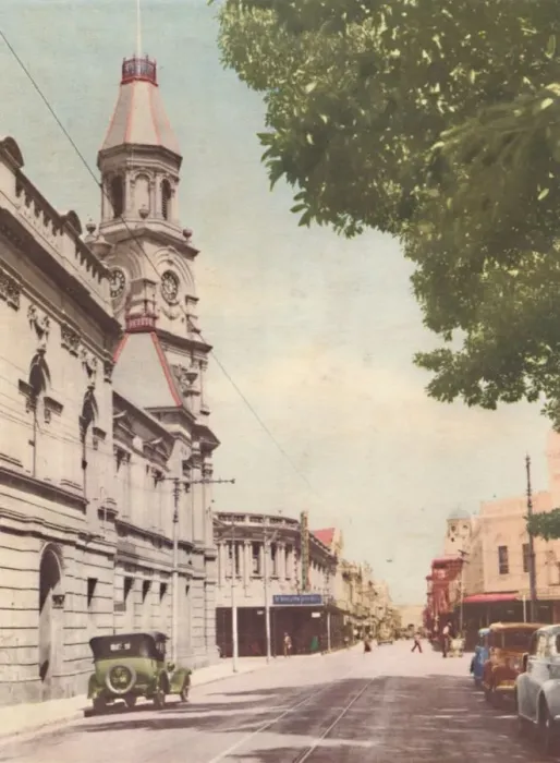 Framed Print : High Street, Fremantle, c1947. Creator: Unknown Framed Print : High Street, Fremantle, c1947. Creator: Unknown