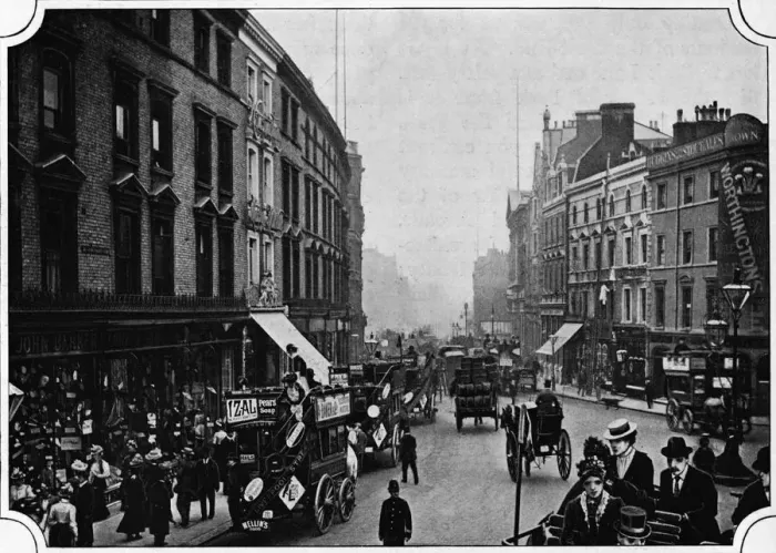 Framed Print : High Street, Kensington, London, c1900 (1901) Framed Print : High Street, Kensington, London, c1900 (1901)