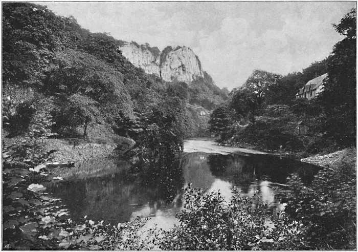Framed Print : The High Tor, Matlock, c1896. Artist: F Barber Framed Print : The High Tor, Matlock, c1896. Artist: F Barber