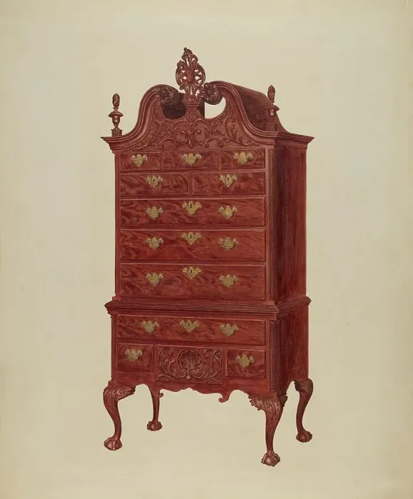 Framed Print : Highboy, c. 1939. Creator: Francis Borelli Framed Print : Highboy, c. 1939. Creator: Francis Borelli