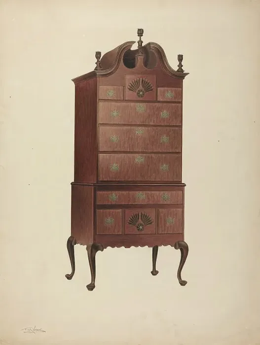 Framed Print : Highboy, c. 1939. Creator: Frank Wenger Framed Print : Highboy, c. 1939. Creator: Frank Wenger