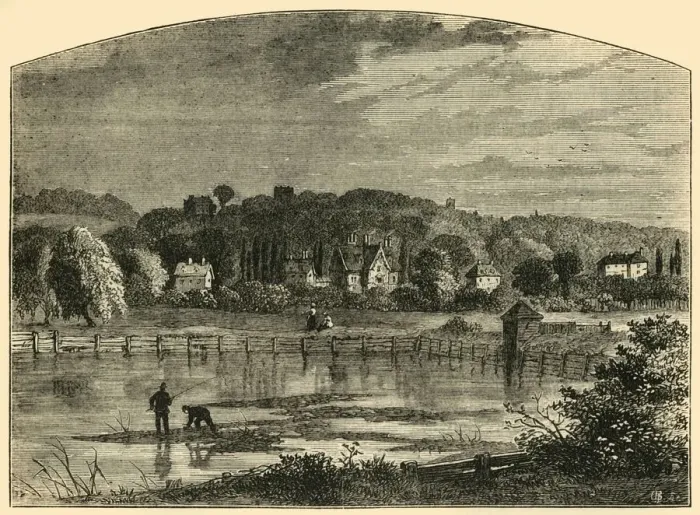 Framed Print : Highgate Ponds, c1876. Creator: Unknown