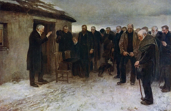 A Highland Funeral, 1882, (1912). Artist: Sir James Guthrie