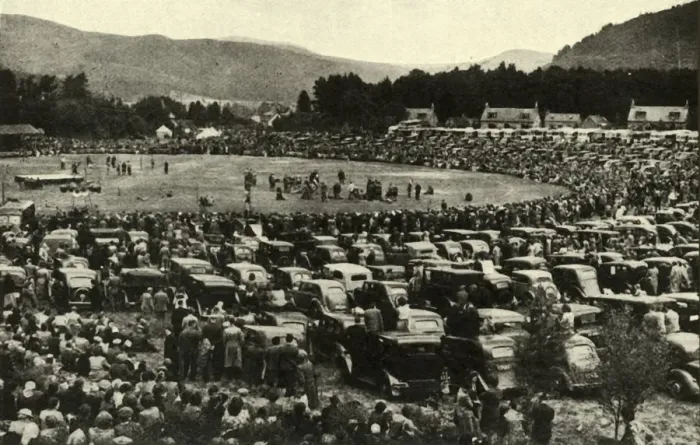 Framed Print : A Highland Gathering at Braemar, c1948. Creator: Unknown Framed Print : A Highland Gathering at Braemar, c1948. Creator: Unknown