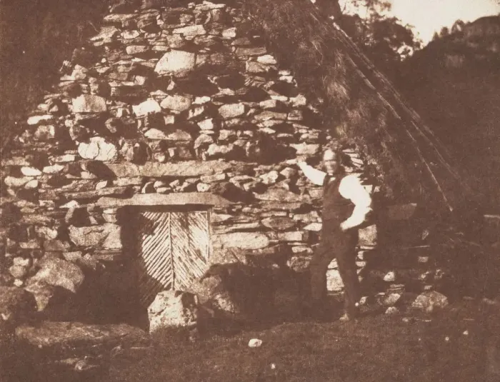 Framed Print : Highland Hut, Loch Katrine, October 1844. Creator: William Henry Fox Talbot Framed Print : Highland Hut, Loch Katrine, October 1844. Creator: William Henry Fox Talbot