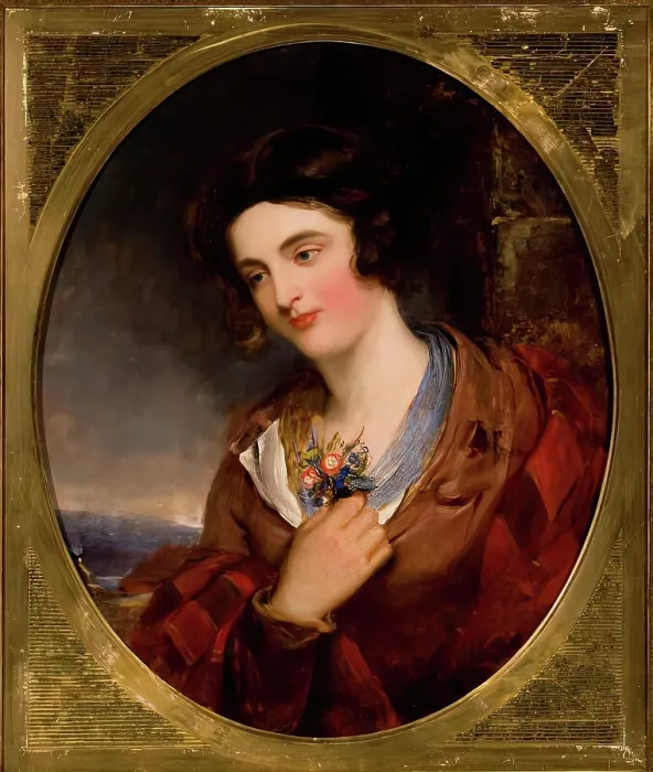 Framed Print : Highland Lassie, c1840s. Creator: John Phillip Framed Print : Highland Lassie, c1840s. Creator: John Phillip