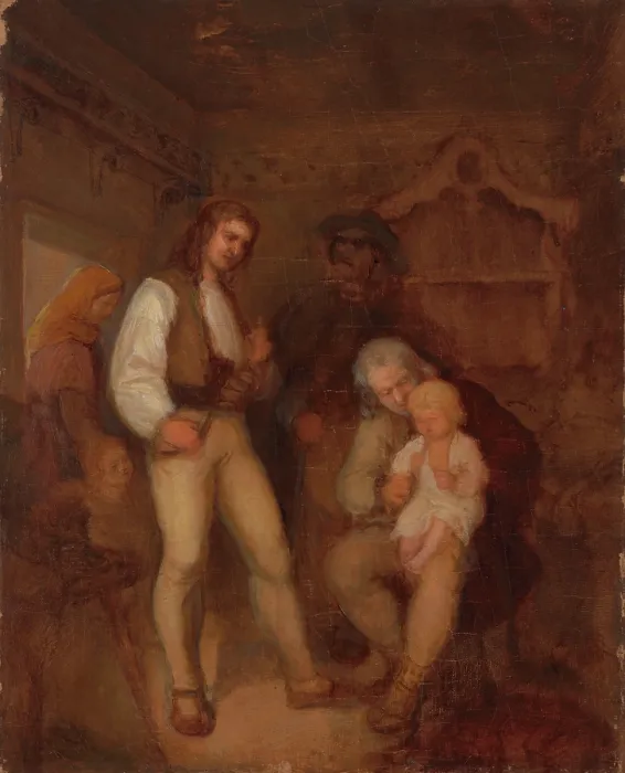 Framed Print : Highlander's Family, 1869. Creator: Aleksander Kotsis. Highlander's Family, 1869. Creator: Aleksander Kotsis Framed Print : Highlander's Family, 1869. Creator: Aleksander Kotsis. Highlander's Family, 1869. Creator: Aleksander Kotsis