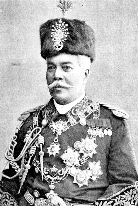 Framed Print : His Highness the late Sultan of Johore, G.C.M.G. K.C.S.I. 1895. Creator: Herr Nache Framed Print : His Highness the late Sultan of Johore, G.C.M.G. K.C.S.I. 1895. Creator: Herr Nache