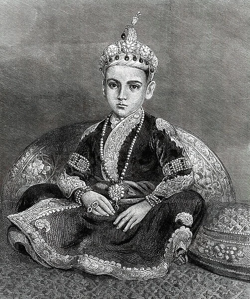 His Highness the Nizam of Hyderabad, 1876. Creator: Unknown