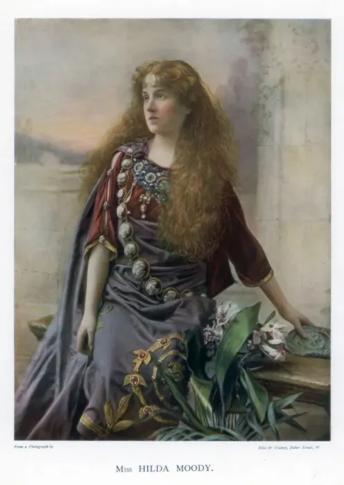 Framed Print : Hilda Moody, British actress, 1901. Artist: Ellis & Walery