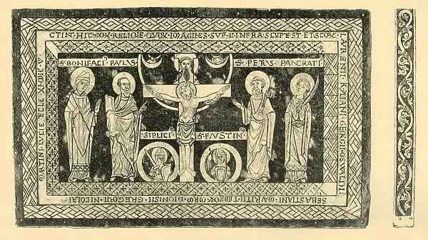 The Hildesheim Portable Altar, c1160-1170, (1881). Creator: W Jones
