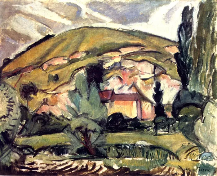 Framed Print : Hill, 1908. Artist: Othon Friesz Framed Print : Hill, 1908. Artist: Othon Friesz