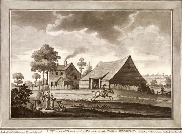 Framed Print : Hill in Brixton, London, 1782 Framed Print : Hill in Brixton, London, 1782