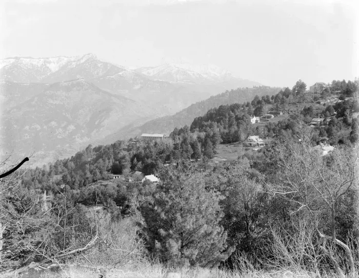 Framed Print : Hill station, India, c1902. Creator: Kirk & Sons of Cowes Framed Print : Hill station, India, c1902. Creator: Kirk & Sons of Cowes