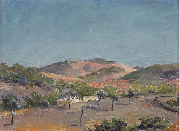 Hill with Trees, n. d. Creator: Eleanor Harris