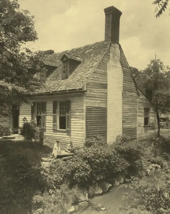 Framed Print : Hill's old house, torn down 1928, Scott's Hill, Falmouth, 1928. Creator: Frances Benjamin Johnston Framed Print : Hill's old house, torn down 1928, Scott's Hill, Falmouth, 1928. Creator: Frances Benjamin Johnston