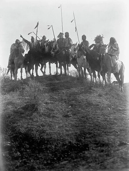 On the hilltop, c1908. Creator: Edward Sheriff Curtis