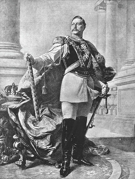 'HIM the German Emperor Wlliam II; after Max Koner, 1891. Creator: Unknown