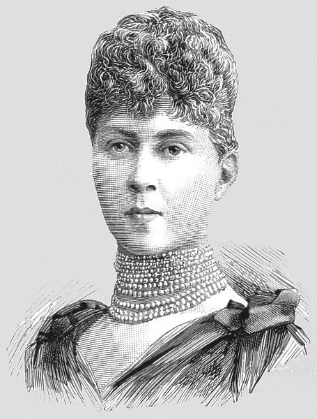 'H.I.M. Princess Victoria of Prussia, 1890. Creator: Unknown