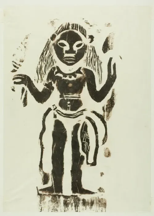 Framed Print : Hina, 1891-93. Creator: Paul Gauguin Framed Print : Hina, 1891-93. Creator: Paul Gauguin