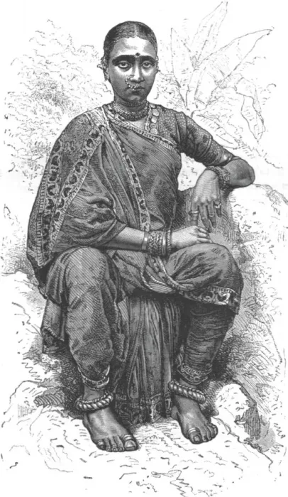 Framed Print : Hindoo Girl; Black Bear shooting in the Himalayas, 1875. Creator: G. Beste Framed Print : Hindoo Girl; Black Bear shooting in the Himalayas, 1875. Creator: G. Beste