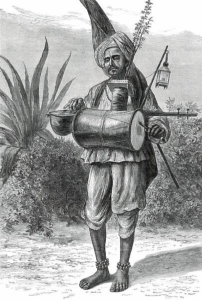 A Hindoo mendicant pilgrim, 1876. Creator: Unknown