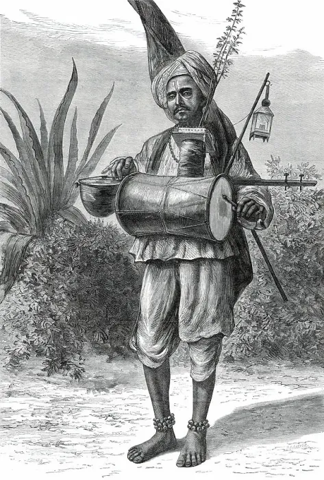 Framed Print : A Hindoo mendicant pilgrim, 1876. Creator: Unknown Framed Print : A Hindoo mendicant pilgrim, 1876. Creator: Unknown