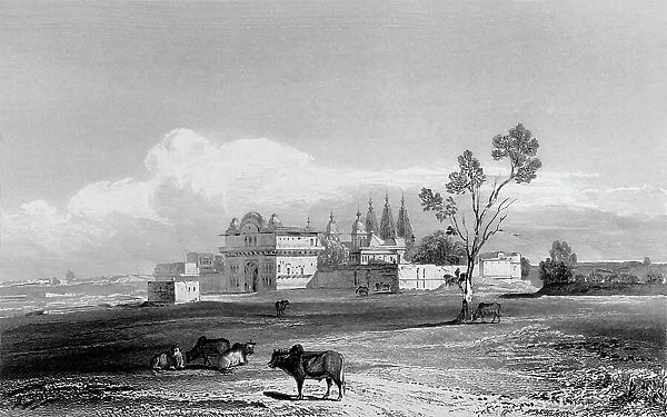 Hindoo Temple at Chandngoan, 1835. Creator: Thomas Shotter Boys