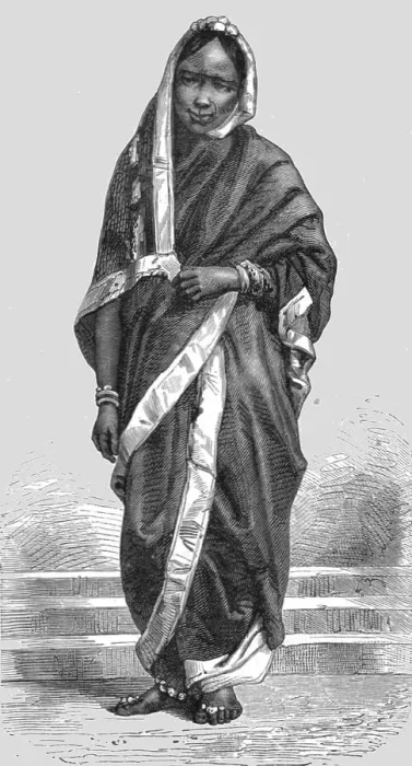Framed Print : Hindoo Women; Black Bear Shooting in the Himalayas, 1875. Creator: Unknown Framed Print : Hindoo Women; Black Bear Shooting in the Himalayas, 1875. Creator: Unknown