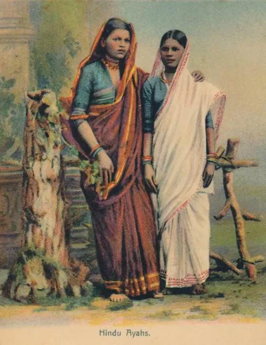 Framed Print : Hindu Ayahs, c1910. Creator: Unknown Framed Print : Hindu Ayahs, c1910. Creator: Unknown