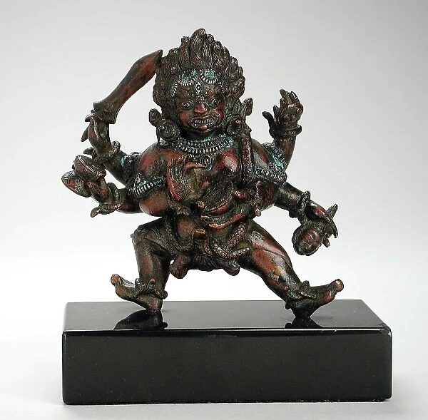 The Hindu God Bhairava, 12th century. Creator: Unknown
