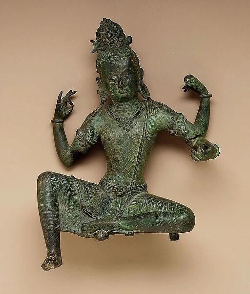 The Hindu God Shiva, From an Uma-Maheshvara pair, 11th century. Creator: Unknown