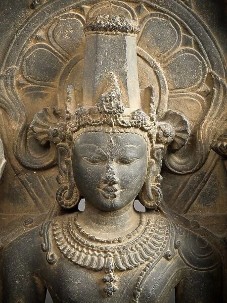 The Hindu God Vishnu in his Emanation as Narayana (image 11 of 12), c.1000. Creator: Unknown