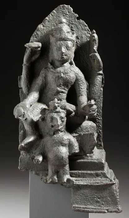 Framed Print : The Hindu God Vishnu on His Mount Garuda (image 1 of 2), between c.800 and c.850. Creator: Unknown Framed Print : The Hindu God Vishnu on His Mount Garuda (image 1 of 2), between c.800 and c.850. Creator: Unknown